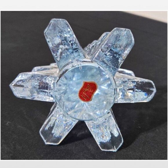 Vintage Lefton Glass Tree Clear Art 8” Figurine VTG - Picture 6 of 7